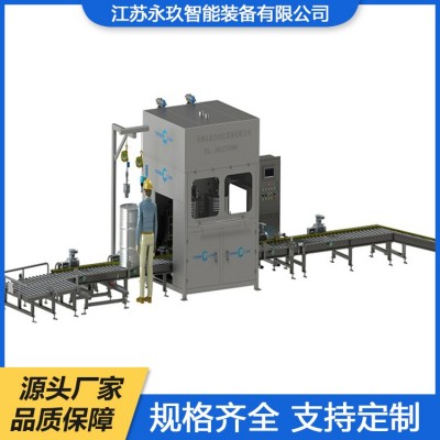 永玖 YL-200-II-Z 全自动双头液体灌装线 200L大桶石油润滑油灌装机