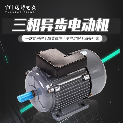 厂家批发0.75KW三相异步电动机 YS7122系列2极 380V切边机马达